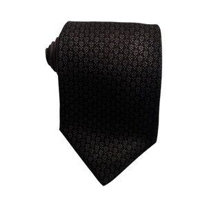 ETRO Milano 100% Silk geometric print Tie Gray Purple Made in Italy Luxury Mens